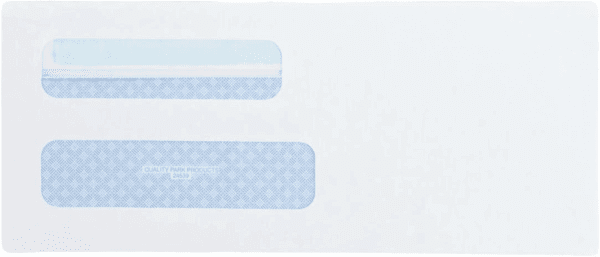#8 5/8 Security Envelopes, Double Window, Self Seal Envelopes for Invoices/Statements, 3-5/8" X 8-5/8", 24 Lb White, 5/Box (QUA24539) - Image 6