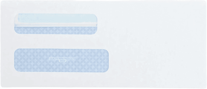 #8 5/8 Security Envelopes, Double Window, Self Seal Envelopes for Invoices/Statements, 3-5/8" X 8-5/8", 24 Lb White, 5/Box (QUA24539) - Image 6