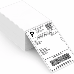 Thermal Direct Shipping Label (Pack of 500 4X6 per Fanfold Labels) - Commercial Grade