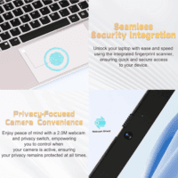 15.6-Fhd-Laptop Student-Laptop, 16GB RAM 1TB SSD, Intel Pentium Quad-Core N100 Processor (Up to 3.4Ghz) Backlit Keyboard Fingerprint Wifi 6 BT5.2 Business-Laptop, 2 Years Warranty Windows 11 Laptop - Image 4