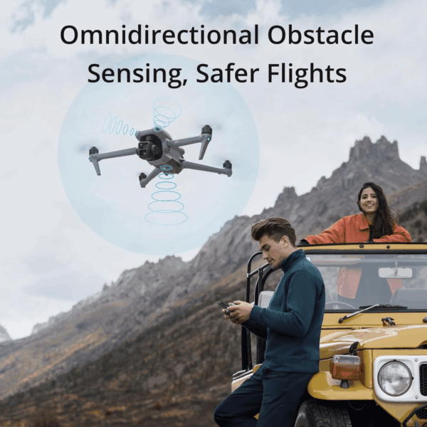 Air 3 Fly More Combo with  RC 2, Drone with Camera 4K, Dual Primary Cameras, 3 Batteries for Extended Flight Time, 48MP Photo, 20Km Max Video Transmission, FAA Remote ID Compliant - Image 5
