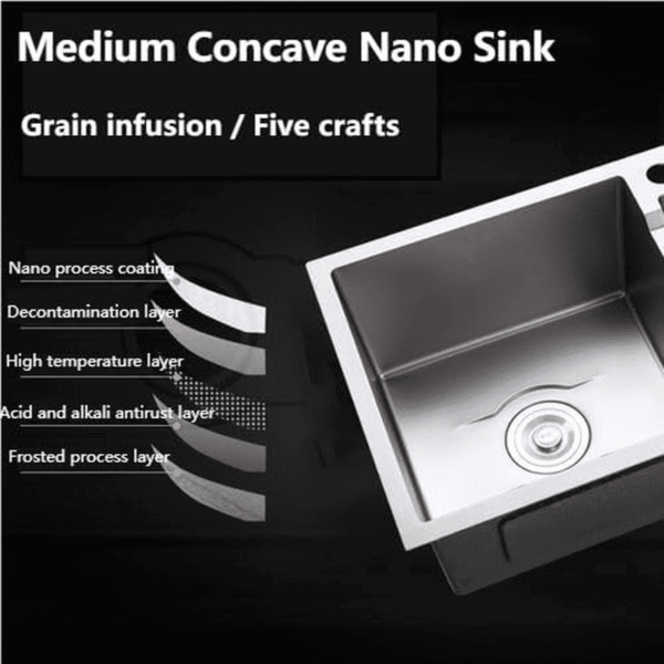 30.7X16.9 Inch Double Bowl Kitchen Sink with 18 Gauge, Topmount/Drop in Stainless Steel Kitchen Sink with Accessories (Silver) - Image 7