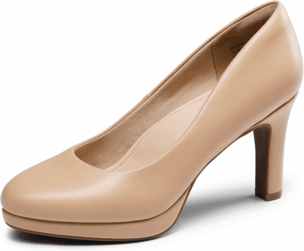 Women'S Pumps Close Toe Low Heels Platform Heels Comfortable Office Work Dress Shoes for Women