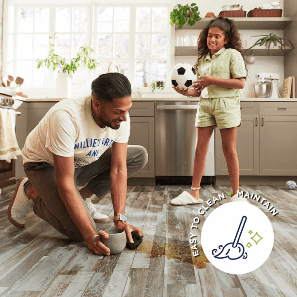 by Coretec Floors Burbank Oak Brown Wood Look 20-Mil X 7-In W X 48-In L Waterproof and Water Resistant Interlocking Luxury Vinyl Plank Flooring ( 16.54-Sq Ft Carton ) - Image 12