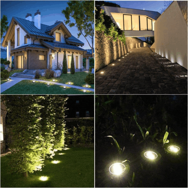 Solar Ground Lights, Waterproof Garden Upgraded Outdoor Bright In-Ground Landscape Lights for Pathway,Yard,Deck,Lawn,Patio,Walkway (12 Pack White Light) - Image 6
