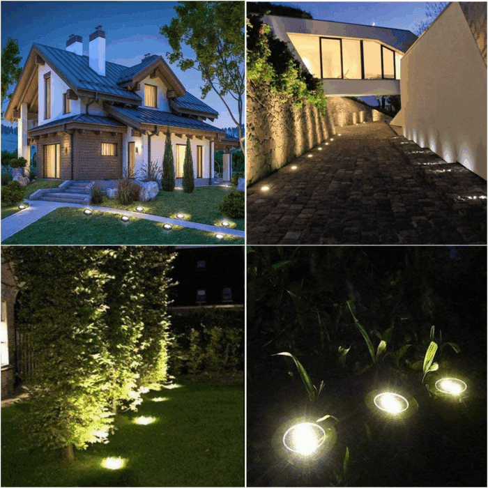 Solar Ground Lights, Waterproof Garden Upgraded Outdoor Bright In-Ground Landscape Lights for Pathway,Yard,Deck,Lawn,Patio,Walkway (12 Pack White Light) - Image 6