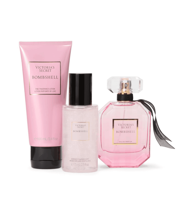 Bombshell 3 Piece Luxe Fragrance Gift Set: 1.7 Oz. Eau De Parfum, Travel Lotion & Shimmer Mist - Image 3