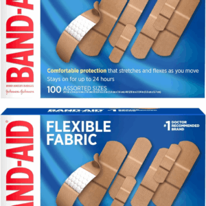 Brand Flexible Fabric Adhesive Bandages for Comfortable Flexible Protection, Twin Pack, 2 X 100 Ct