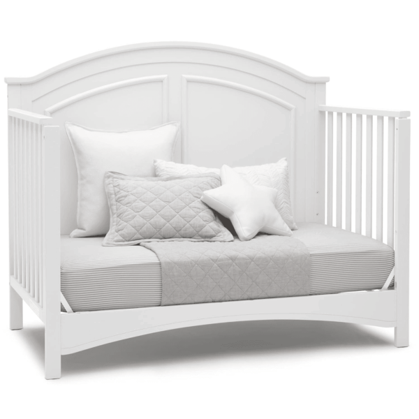 Perry 6-In-1 Convertible Crib - Greenguard Gold Certified, Bianca White - Image 9