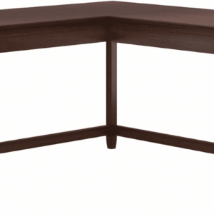 Bush Furniture Key West 60W Modern Farmhouse L Shaped Desk in Bing Cherry | 60-Inch Corner Table for Home Office