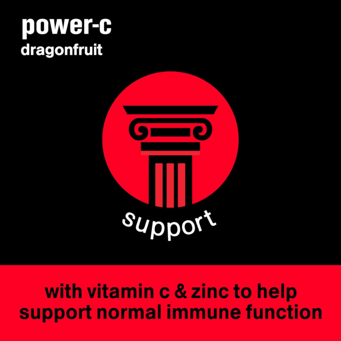 Vitaminwater Power-C Electrolyte Enhanced Water W/Vitamins, Dragonfruit Drinks, 20 Fl Oz, 12 Pack - Image 3