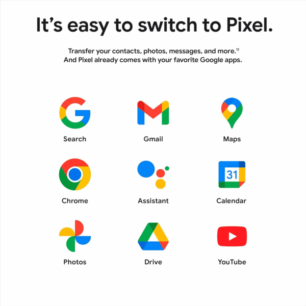 Pixel 8A - Unlocked Android Phone with  AI, Advanced Pixel Camera and 24-Hour Battery - Porcelain - 128 GB - Image 13