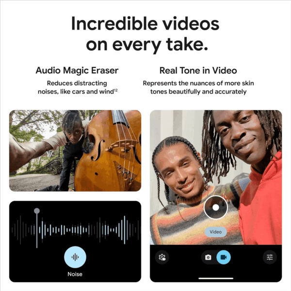 Pixel 8A - Unlocked Android Phone with  AI, Advanced Pixel Camera and 24-Hour Battery - Bay - 128 GB - Image 3