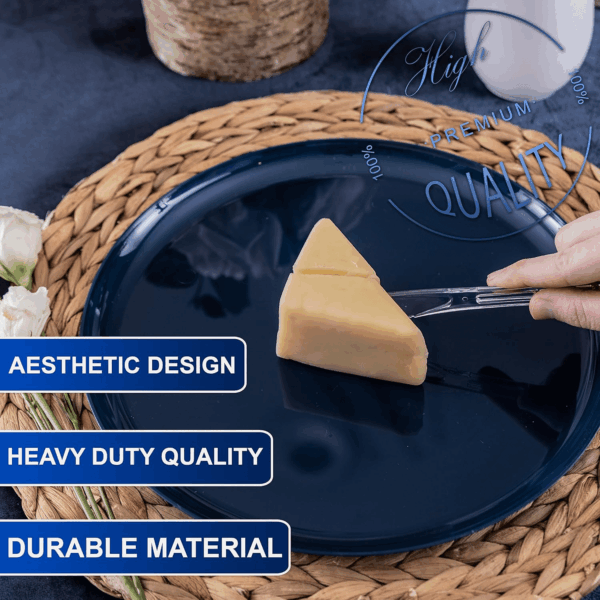 Disposable Cutlery Set, SAPPHIRE Design, Clear Color, 360 Pieces: 180 Forks, 120 Spoons, 60 Knives - Image 5