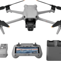 Air 3 Fly More Combo with  RC 2, Drone with Camera 4K, Dual Primary Cameras, 3 Batteries for Extended Flight Time, 48MP Photo, 20Km Max Video Transmission, FAA Remote ID Compliant