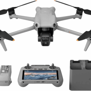 Air 3 Fly More Combo with  RC 2, Drone with Camera 4K, Dual Primary Cameras, 3 Batteries for Extended Flight Time, 48MP Photo, 20Km Max Video Transmission, FAA Remote ID Compliant