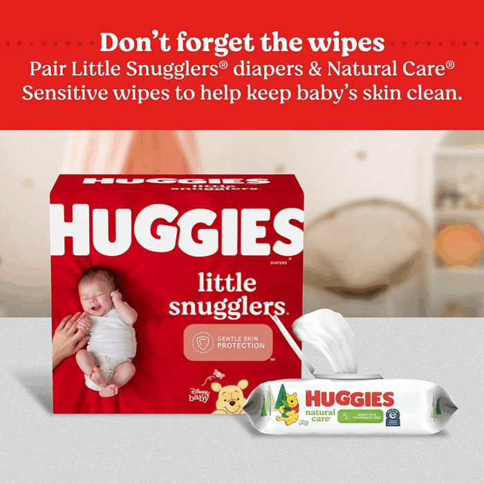 Little Snugglers Baby Diapers, Size Newborn (Up to 10 Lbs), 31 Ct, Newborn Diapers (Pack of 2) - Image 6