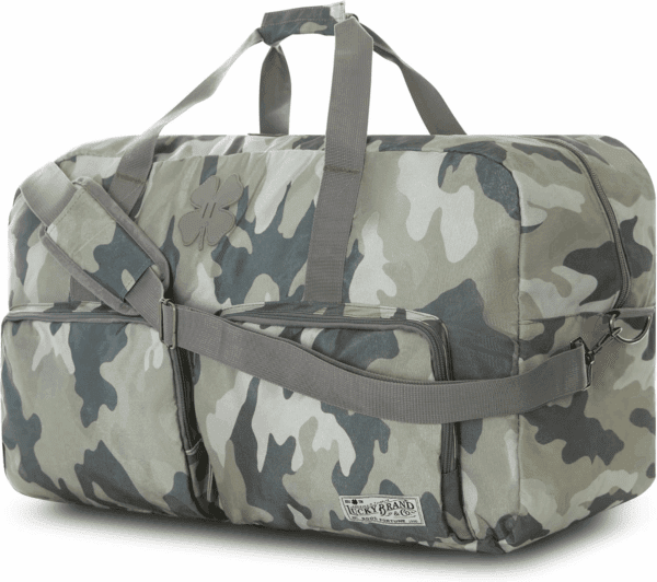 Lucky Travel Duffel Bags 65L, Gym Bag, Travel Bag & Large Duffle Bag for Men, Foldable Overnight Weekender Bags for Women & Men with Adjustable Shoulder Strap, Camo