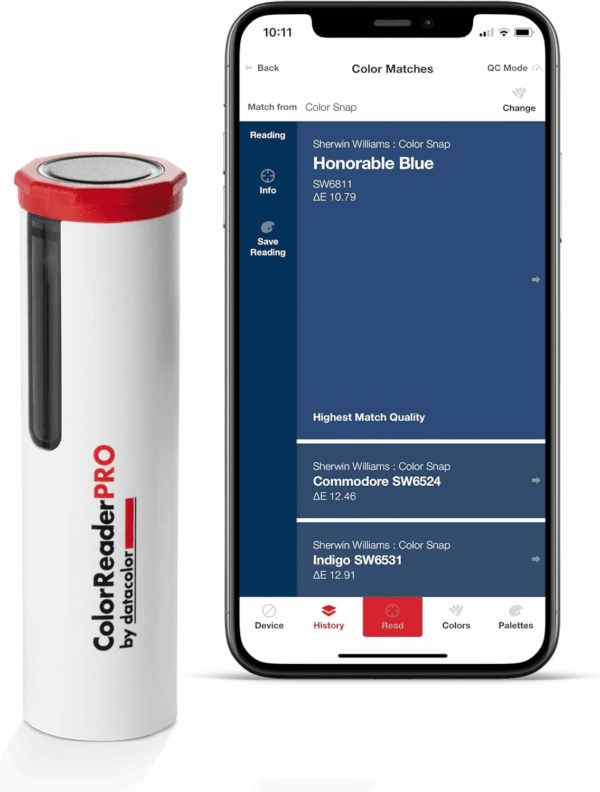 Colorreader Pro – Identify Paint Color Instantly – Professional Color Matching Tool - Designed for Painters, Designers and Facility Managers