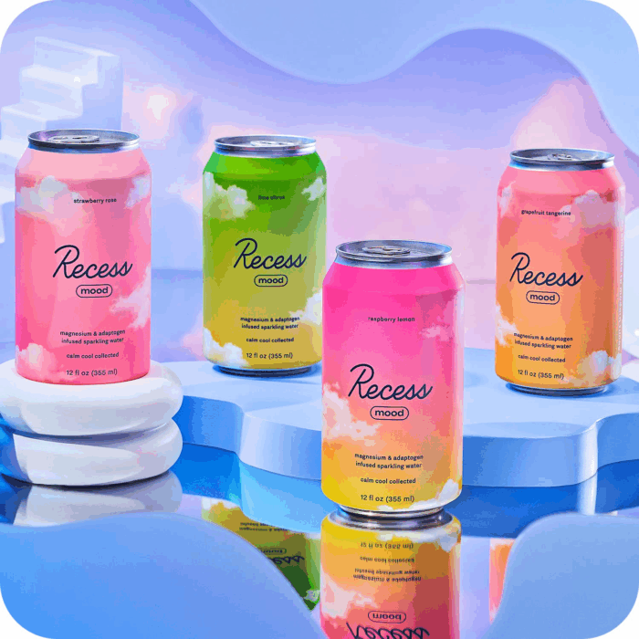 Mood Magnesium & Adaptogen Drink, Relaxation Beverage, 12 Ounce (Variety Pack, 12 Pack) - Image 2