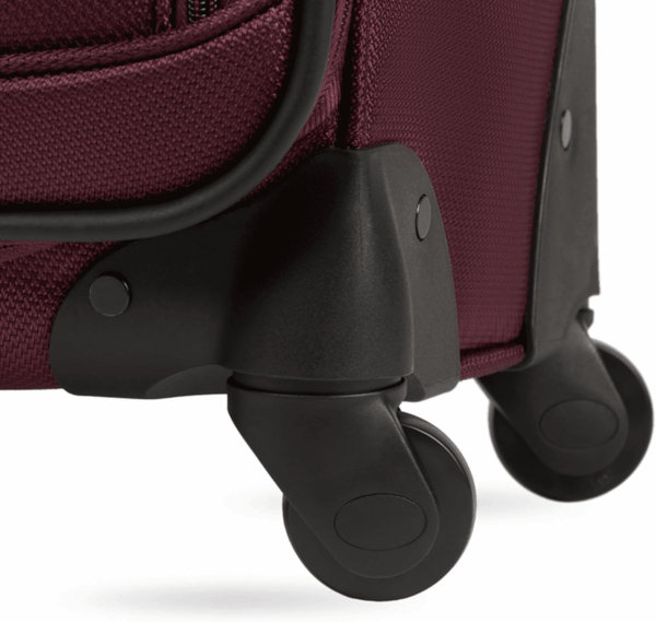 Sion Softside Expandable Luggage, Merlot, Checked-Medium 25-Inch - Image 8