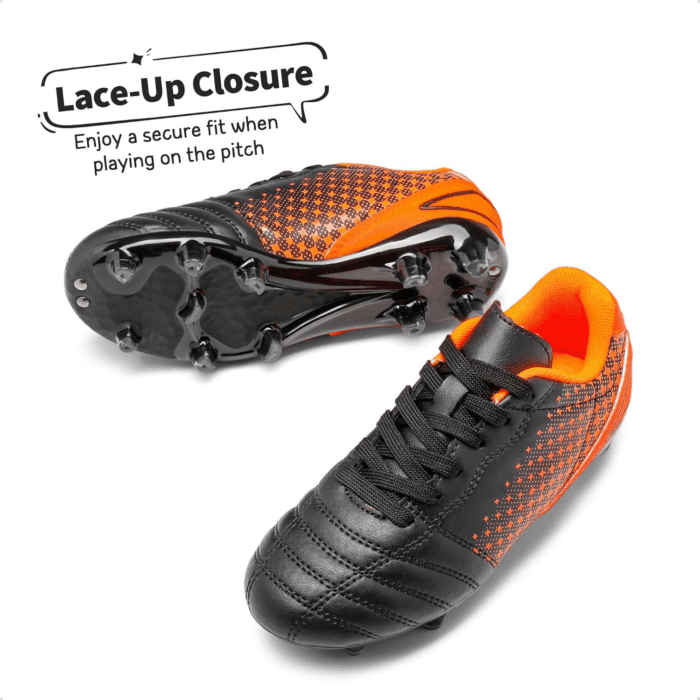 Boys Girls Outdoor Sport Football Shoes Soccer Cleats for Little/Big Kid - Image 4