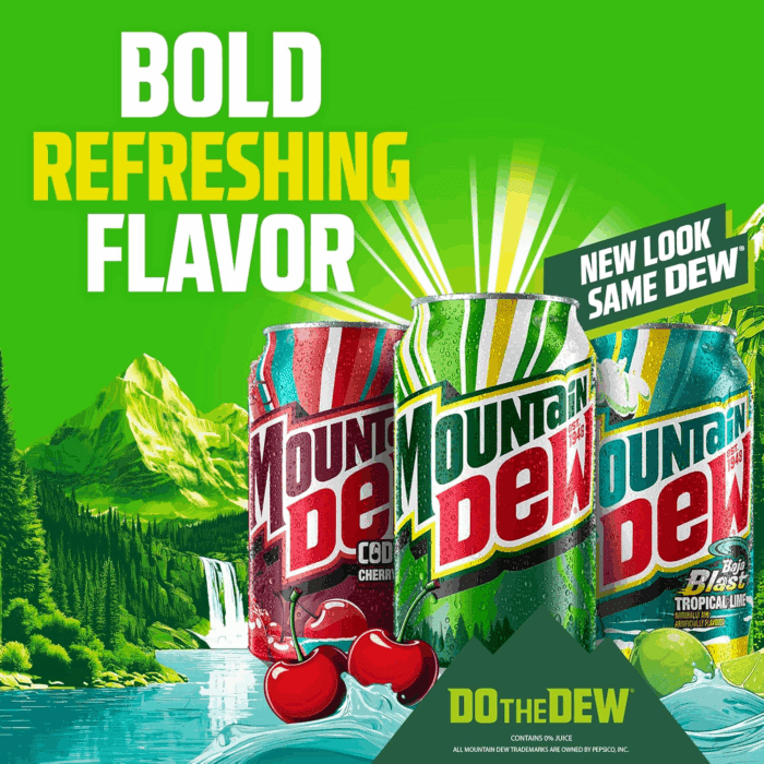 3 Flavor Core Variety Pack (Dew, Code Red, Voltage), 12 Fl Oz (Pack of 18) - Image 7