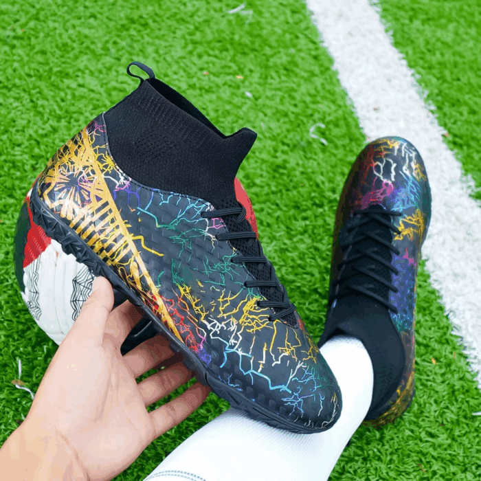 Unisex-Adult Soccer Cleats Lightweight Futsal Training Football Shoes for Big Boys - Image 5