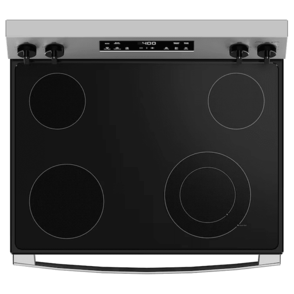 30-In Glass Top 4 Burners 5.3-Cu Ft Freestanding Electric Ran ( Stainless Steel ) - Image 13