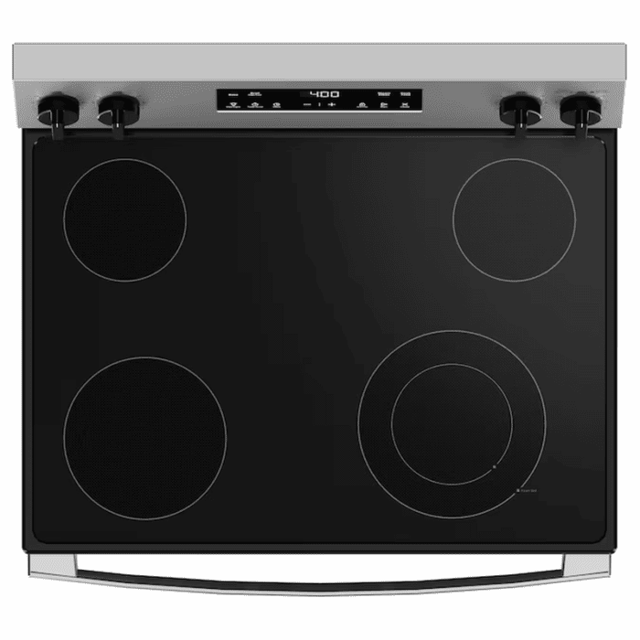 30-In Glass Top 4 Burners 5.3-Cu Ft Freestanding Electric Ran ( Stainless Steel ) - Image 13