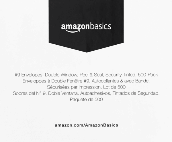 #9 Self-Seal Envelopes with Peel and Seal, Double Window, Security Tinted, 500-Pack, 1 X 3.88 X 8.8 Inch, White - Image 6