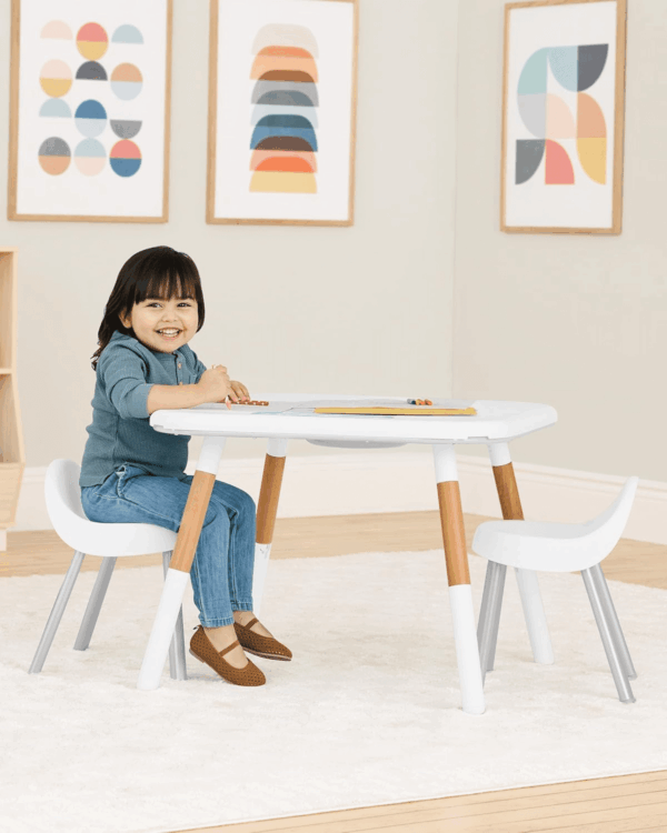 Discoverosity Montessori-Inspired 3-Stage Activity Center & Play Table for Baby Ages 4M+ - Image 8