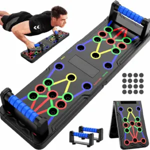 Solid Push up Board Home Workout Equipment Multi-Functional Pushup Stands System Fitness Floor Chest Muscle Exercise Professional Equipment Burn Fat Strength Training Arm Men & Women Weights , Best Choice for Daily Gifts