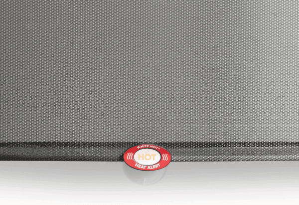 Brica Sun Safety Car Window Shade with Heat Alert, Helps Block UVA/UVB Rays, 2 Pack, Black - Image 3