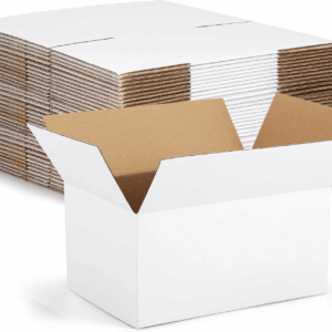 10X7X5-Small-Shipping-Boxes-30-Pack-White-Corrugated-Box-Mailers, Cardboard Boxes for Packaging Small Business, Mailing