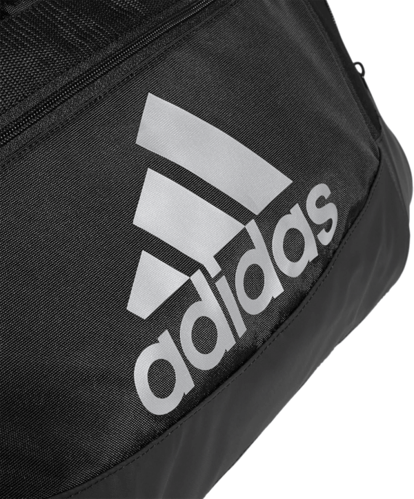 Unisex Defender 4.0 Gym Duffel Bag for Men and Women, Black/Silver Metallic, Small (38L) - Image 4
