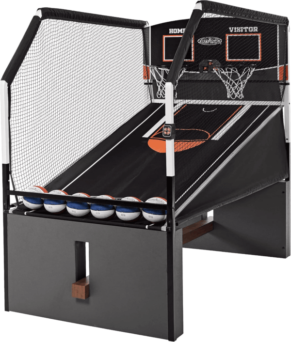 Barrington Urban Arcade Basketball Game Indoor Dual Shot, 6 Balls Included, Pop off with the Perfect Indoor Electronic Basketball Game