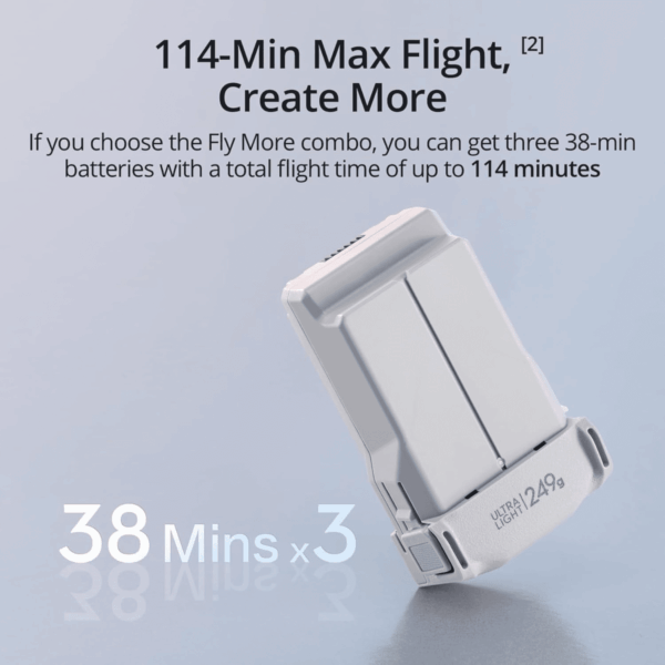 Mini 3 Fly More Combo ( RC), Drones with Camera for Adults 4K, 3 Batteries for 114-Min Flight Time, Vertical Shooting, 32800Ft (10Km) Video Transmission, Lightweight Mini Drone for Beginners - Image 5