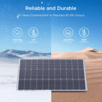 400W Solar Panel, 4 Pcs 100 Watt Solar Panel 12V 10BB, High Efficiency Monocrystalline PV Modules,Ideal for RV, Trailer, Camper, Marine, Rooftop, Home, Farm, Off-Grid System (4PCS 100W) - Image 3