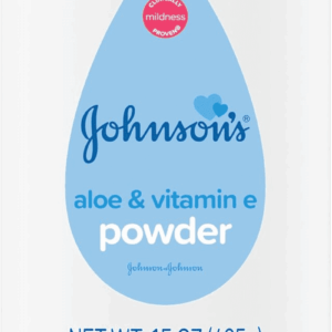 Powder, Naturally Derived Cornstarch with Aloe & Vitamin E for Delicate Skin, Hypoallergenic and Free of Parabens, Phthalates, and Dyes for Gentle Baby Skin Care, 15 Oz