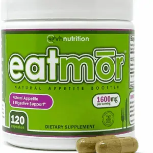 Eatmor | Weight Gain Pills* for Women and Men | Designed for Women with Gentian, Ginger, Alfalfa | 120 Easy-To-Swallow Capsules
