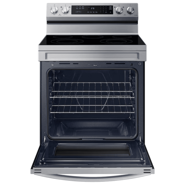 30-In Glass Top 5 Burners 6.3-Cu Ft Freestanding Electric Range ( Stainless Steel ) - Image 2