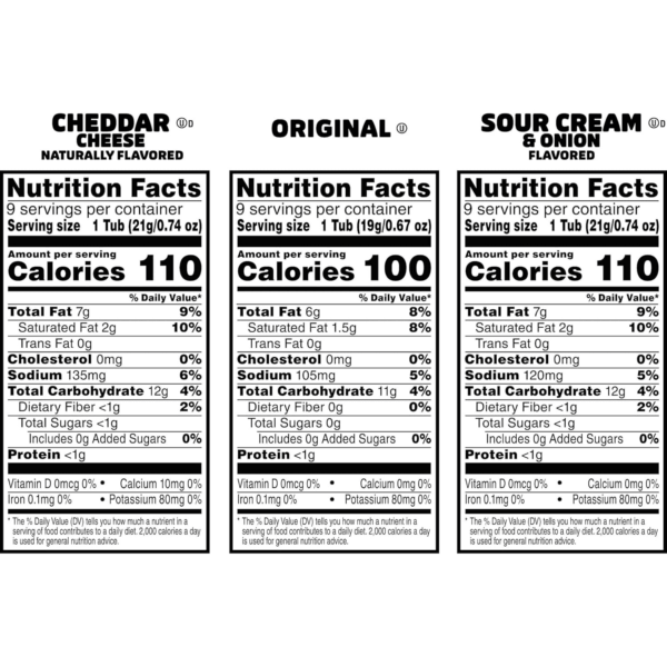 Potato Crisps Chips, On-The-Go Snacks, Snack Stacks, Variety Pack, 19.3Oz Box (27 Cups)​​ - Image 10