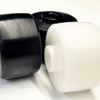 Pallet Jack Truck BT Rolatruc LHM230 & Similar Pallet Trucks Pallet Jacks Main Guide Entry Wheels Set of 2 (White) - Image 4