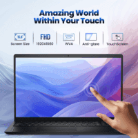 Inspiron 15 Touchscreen Laptop - 15.6" anti Glare FHD Display - 13Th Gen Intel Core I7-1355U - 32 GB RAM - 1 TB SSD - Windows 11 Pro - Office Pro 2024 Lifetime - W/Hoouwrd Accessories - Image 3