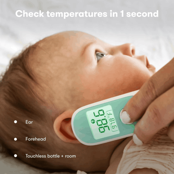 Thermometer, 3-In-1 Infrared Thermometer for Ear, Forehead & Touchless, FSA/ HSA Eligible Fever Thermometer for Baby, Infants ,Toddlers, Kids & Adults - Image 2