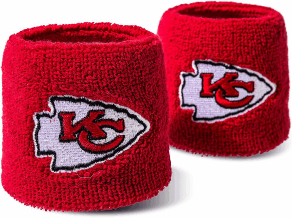 NFL Team Logo Wristbands - Pair of Youth Wristbands for Costumes and Uniforms