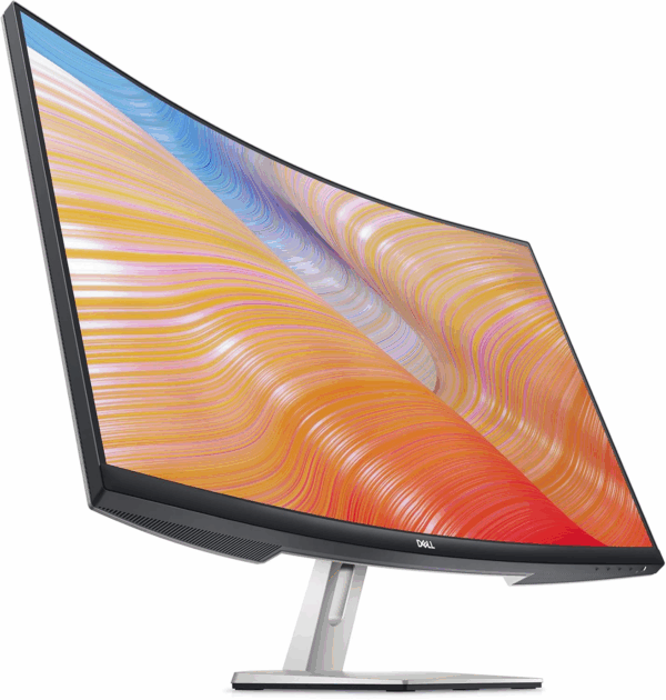 S3222HN Curved Monitor - 31.5-Inch FHD (1920X1080) 75Hz 4Ms 1800R Curved Display, HDMI Connectivity, AMD Freesync Technology, Tilt Adjustability - Silver - Image 14