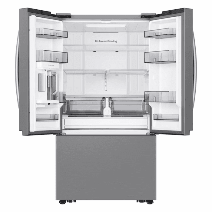 Standard-Depth Mega Capacity 31.5-Cu Ft 3 -Door Smart Compatible French Door Refrigerator with Dual Ice Maker with Water Dispenser ( Fingerprint Resistant Stainless Steel ) ENERGY STAR Certified - Image 2