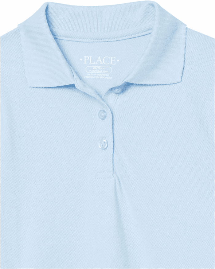 Girls' Uniform Pique Polo - Image 2